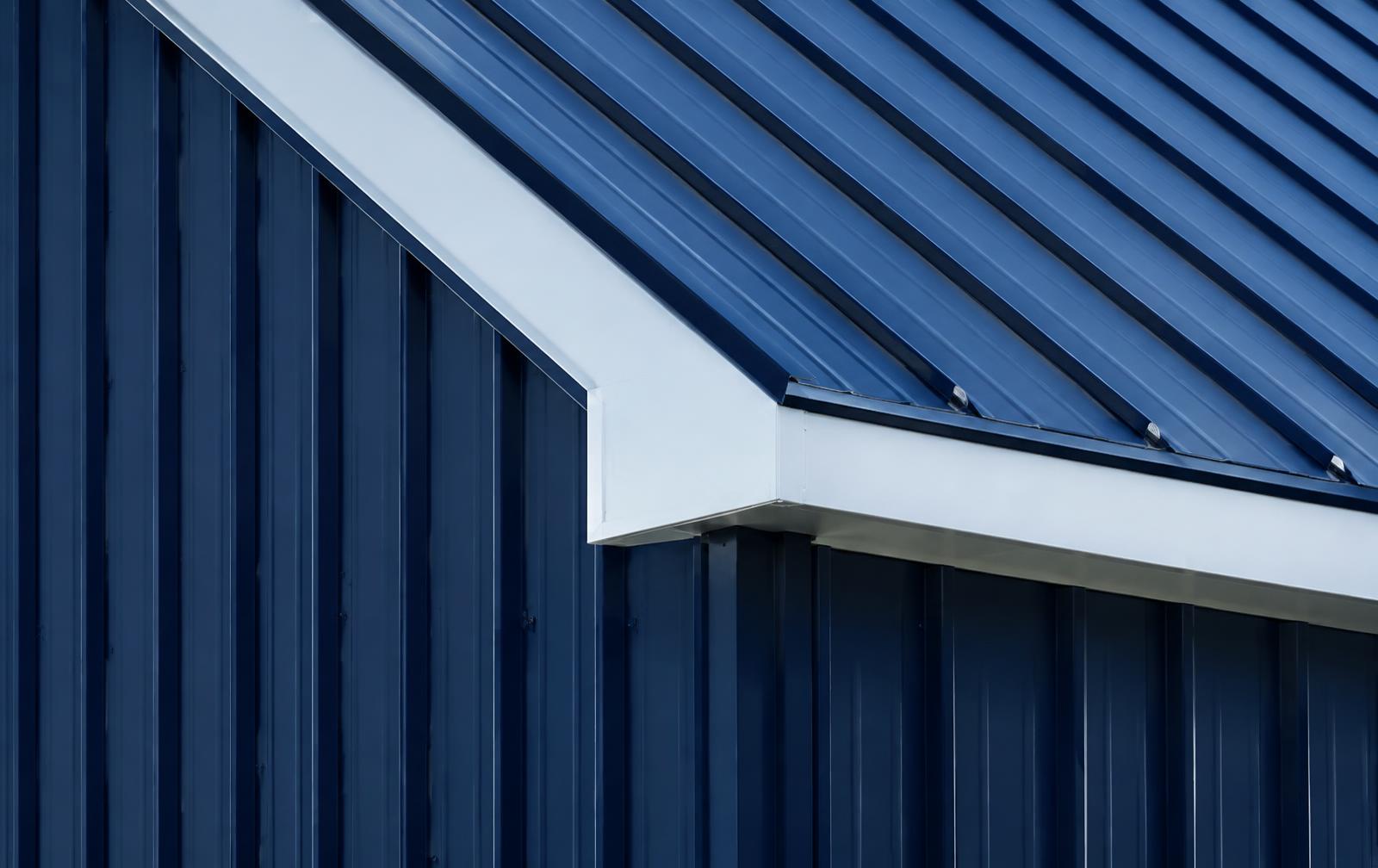 Metal roof finishes (illustrative)